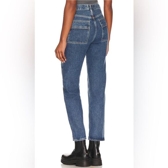 Agolde Cooper cargo jeans in medium dark wash. 31. NWT - Picture 4 of 12